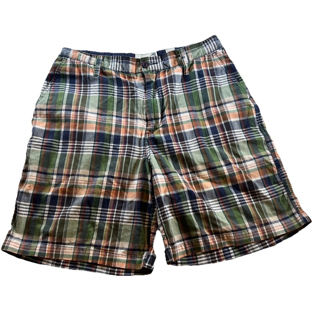 Duck Head Plaid Shorts Mens 32 Multicolor Madras Old Money Golf Outdoor Preppy